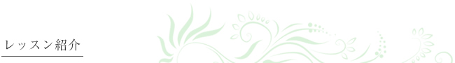 レッスン紹介