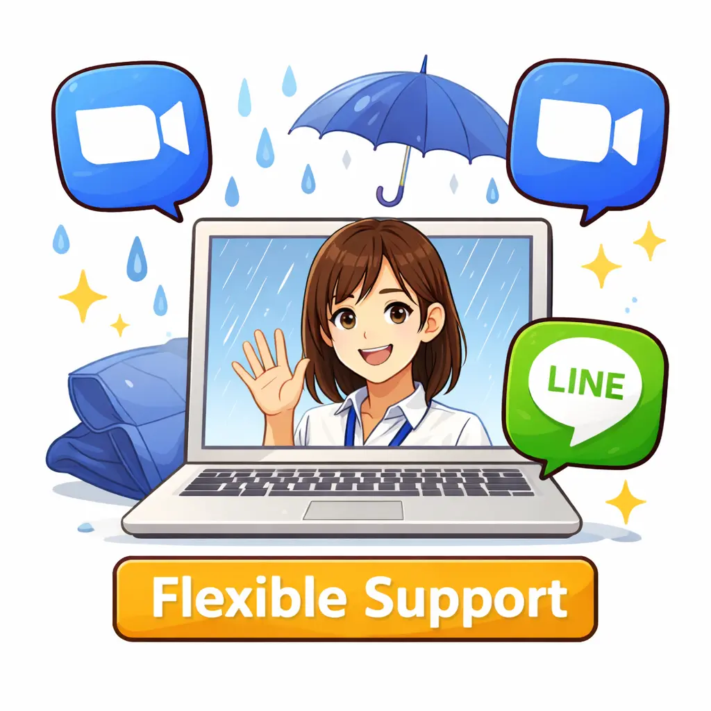 緊急時も安心な柔軟対応